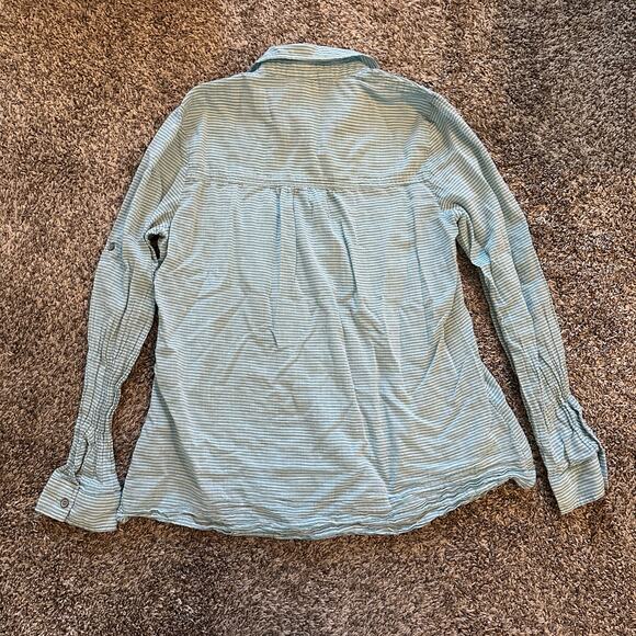 SUNDANCE 100% Cotton Button Down Top Size S Casual Classic Preppy Traditional - Picture 4 of 9